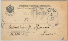 69834 - AUSTRIA - STORIA POSTALE - POSTA MILITARE CARTOLINA POSTALE - NENZING 1896