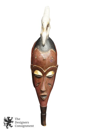 Maschera africana legno - africana, in