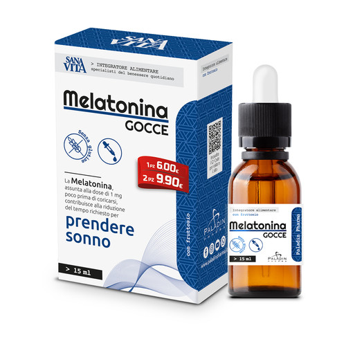 Sanavita melatonia gocce - gocce, ml