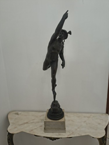 Mercurio volante bronzo con - bronzo,