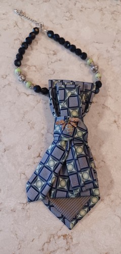 Collana cravatta artigianale