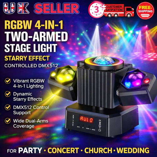 Luce palco rgbw dmx512 due - da,