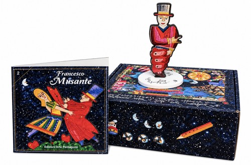 Scultura resine colorate - in,