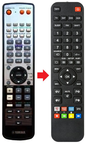 Telecomando adatto per yamaha - telecomando,