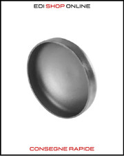 Tappo Fondello A Saldare Bombato In Acciaio Per Chiusura Tubi In Ferro Raccordi