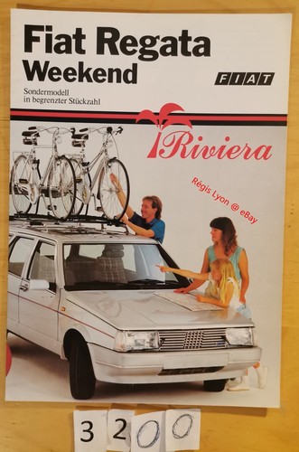 Fiat regata weekend riviera - fiat,