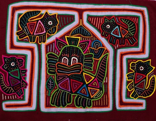 Puppy dog maroon mola - puppy,