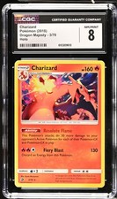 CGC 8 Carte Pokémon Charizard