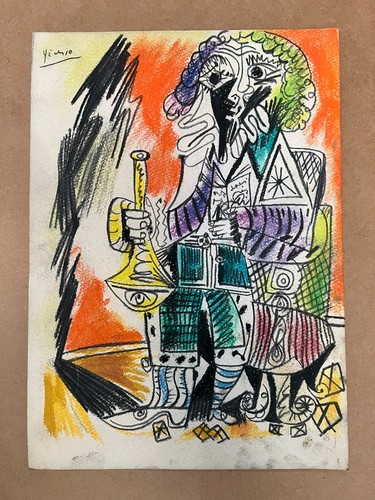 Pablo picasso disegno carta - pablo, su