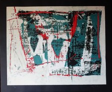 Giorgio Celiberti - Litografia "Senza titolo" - Anni '90 - Con certificato