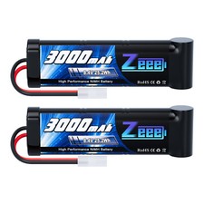 2x Zeee 8.4V 3000mAh NiMH