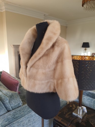 Giacca bolero visone stola