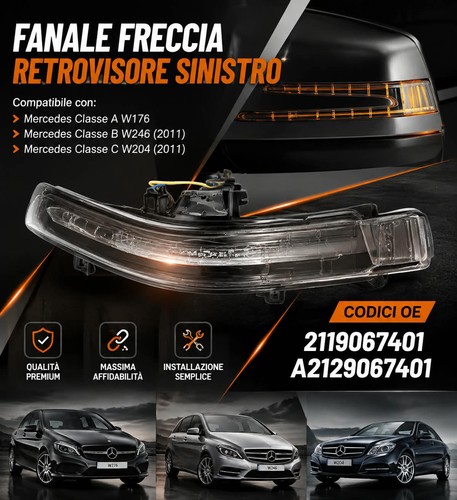 Freccia laterale specchio - specchio, sx