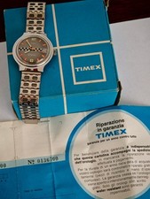 VINTAGE TIIMEX RALLY MARLIN DIVERS 1970'S MEN'S WATCH WORKING FULL SET BOX...