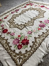 Tovaglia rosa floreale vintage