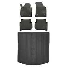 Frogum TPE Tappetini+Portabagagli Set per Volkswagen Touran I 2003-2010 TPE set