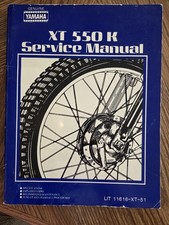 1983 Yamaha XT550 K Service