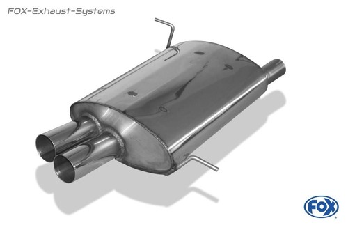 Acciaio inox scarico - inox, sportivo
