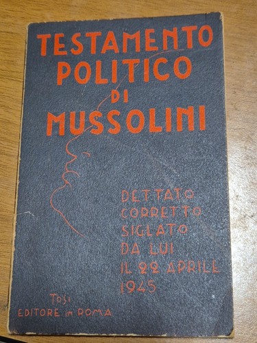 Testamento politico - politico, di