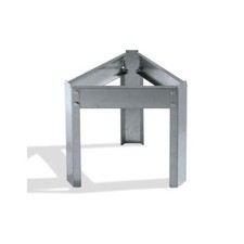 Supporto in lamiera inox per