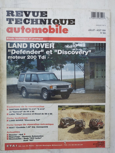 Revue technique land - revue,
