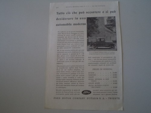 Advertising pubblicità 1928 - pubblicità,