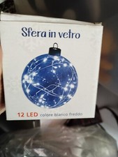 4 Sfere In Vetro Con Led