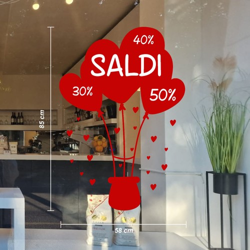 Vetrofanie saldi estate - vetrofanie,