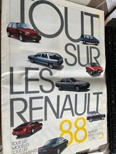 Brochure Renault 5 / 9 / 11 / 21 / Espace / 25 / 4 / Alpine / Jeep de 1987