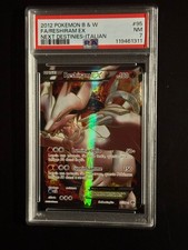 POKEMON PSA 7 RESHIRAM EX FULL ART 95/99 DESTINI FUTURI