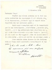1971 FRASSANELLE Condoglianze conte Novello PAPAFAVA DEI CARRARESI - Autografo