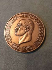 MEDAGLIA BENITO MUSSOLINI