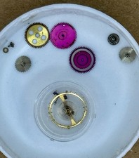 Rolex Caliber 1570 Balance + Anchor + Wheels GMT 1675 1970's ORIGINAL OEM USED