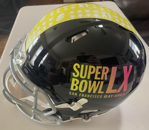 Casco calcio super bowl 60 - casco,
