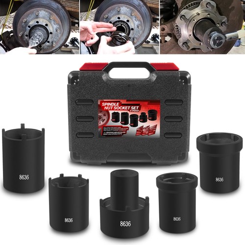 5pcs spindle nut sockets kit - 5pcs,