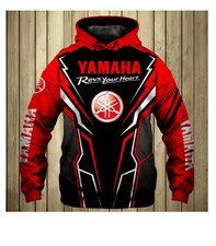 Felpa con cappuccio moto moda