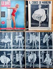 MARILYN MONROE "LE ORE" 1954 ITALIA  SETTIMANALE RARO -