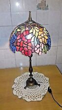 Lampada da tavolo modello Tiffany bronzo- Old Table Lamp