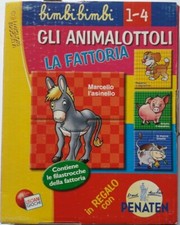 puzzle bimbi 1-4 anni la fattoria 4 Puzzle diversi COME NUOVO 