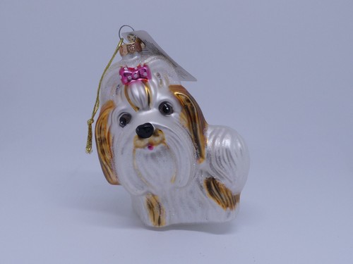 Yorkshire terrier figur glas - yorkshire,