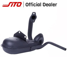 SITO 0244 MARMITTA PIAGGIO APE 50 MIX (1998-2008) + 1 CANDELA PASSO CORTO