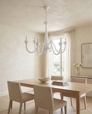 Shabby Chic 6 Light White