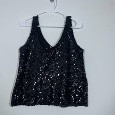 Canotta Zara paillettes donna