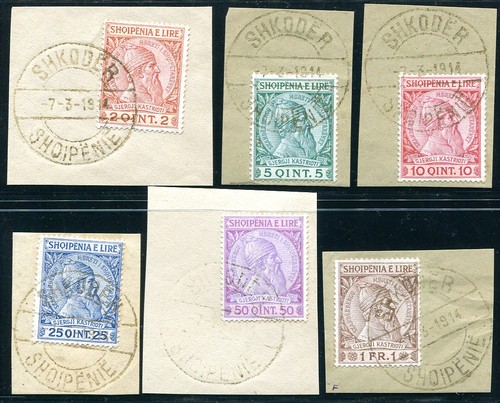 Albania 1913 usato - albania, 29-34