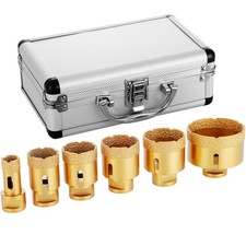 6 Pezzi Punte diamantate trapano per piastrelle Set M14 20/35/40/45/50/68mm