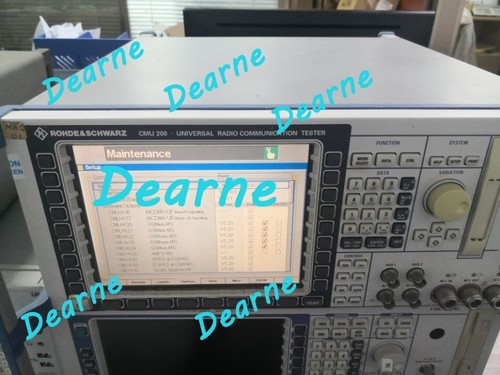 Rohde schwarz cmu200 tester - rohde, &