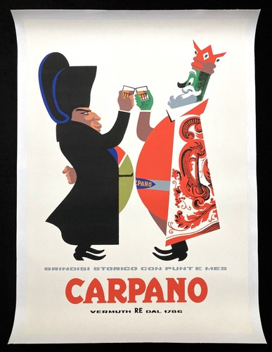 Carpano manifesto poster - manifesto,