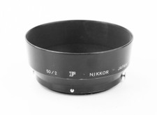 Nikon F 50mm 1:2 paraluce originale genuine original metal lens hood Japan