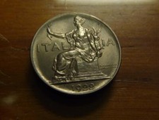 Italy 1922R 1 Lire Nice