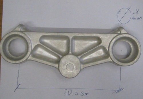 Piastra forcella fork bimota - piastra,
